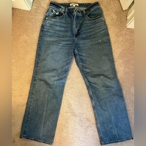 Abercrombie & Fitch The ‘90s Relaxed Jean High Rise Curve Love 30/10 short